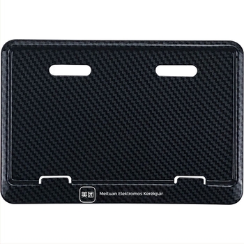 Elektromos kerékpárok rendszámkerete – alumíniumötvözet, univerzális kompatibilitás