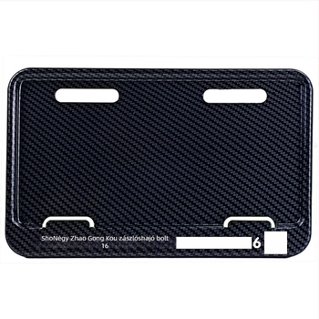 Elektromos kerékpárok rendszámkerete – alumíniumötvözet, univerzális kompatibilitás