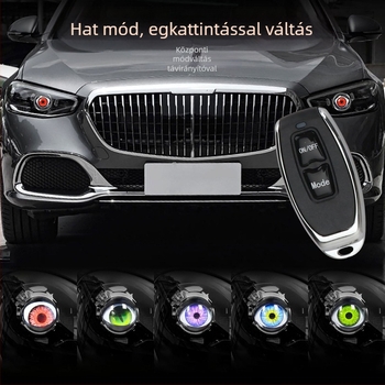 LED ködfényszórók Lens Devil Eyes, 12V, 5000 lm, LED fényforrás, Fog076