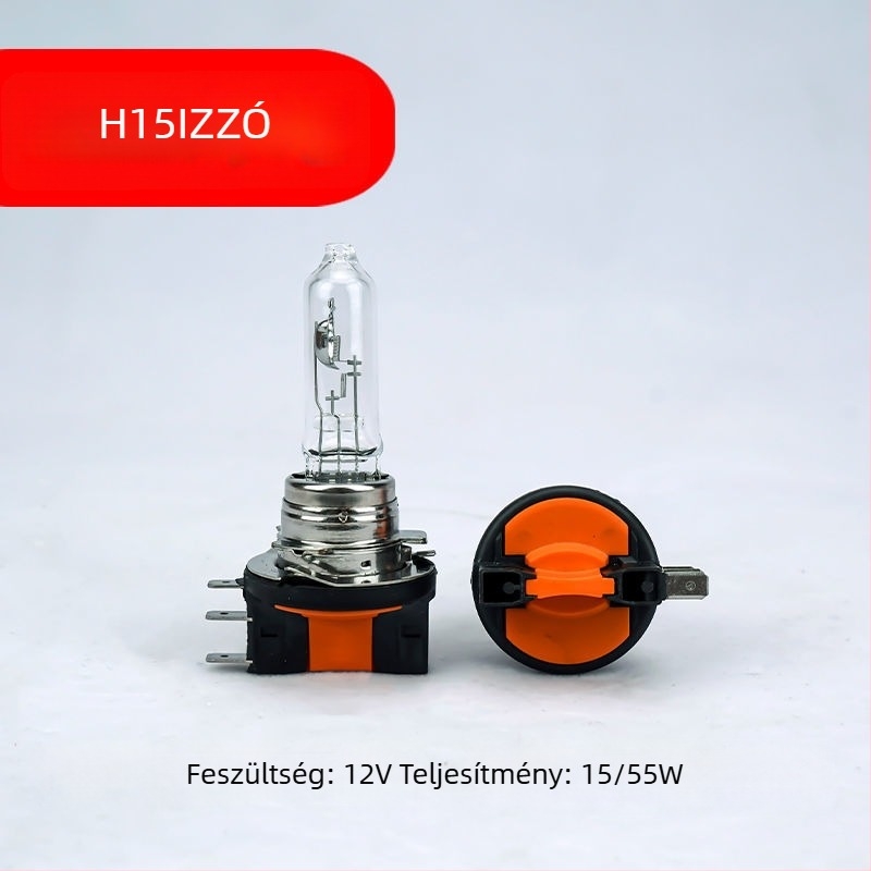 Autóhalogén fényszóróizzó H-15, 15/55W, 12V, Halogén izzó, Hosszú élettartamú