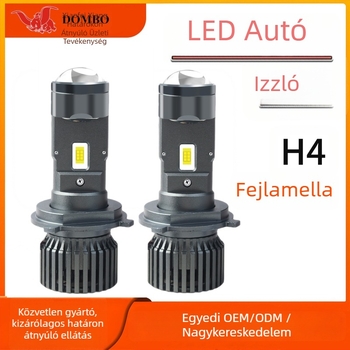 P6 LED fényszóró H4 integrált magas/alsó fényerővel – 31W, 12V, 3000LM, IP68