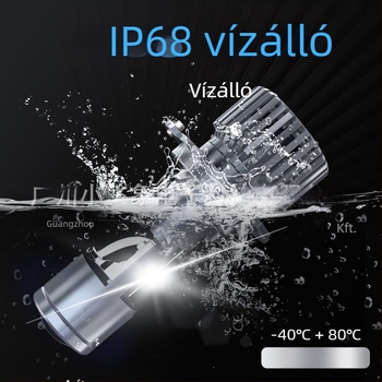 P6 LED fényszóró H4 integrált magas/alsó fényerővel – 31W, 12V, 3000LM, IP68