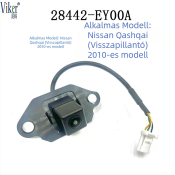 Nissan Navara hátsó nézet kamera (2017-2024), 12V, 120-150° állítható, felbontás 480x600, 6W, modellek: 28442-4JA1B / 28442-5RA2B / 28442-3WS0A, kijelző nélkül