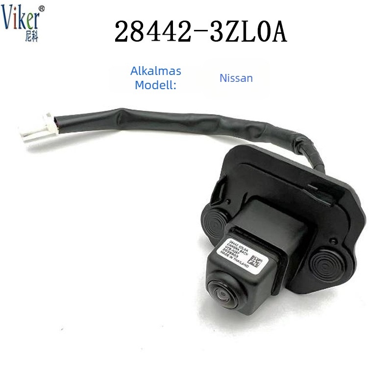Nissan Navara hátsó nézet kamera (2017-2024), 12V, 120-150° állítható, felbontás 480x600, 6W, modellek: 28442-4JA1B / 28442-5RA2B / 28442-3WS0A, kijelző nélkül