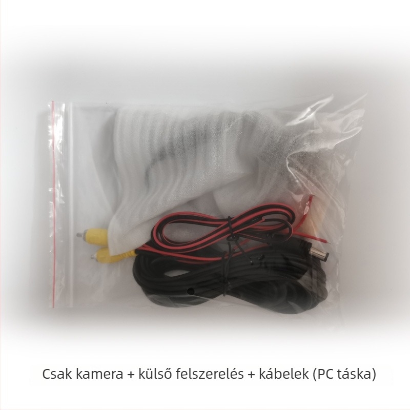 Kettős váltású hátsó kamera autó navigációs rendszerekhez, AHD/CCD, 720p, 12V, állítható szög