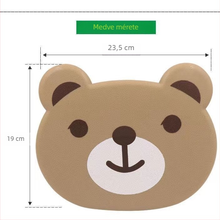 Hátsó üléshez készített összecsukható autóasztal panda dizájnnal, Tesla-kompatibilis