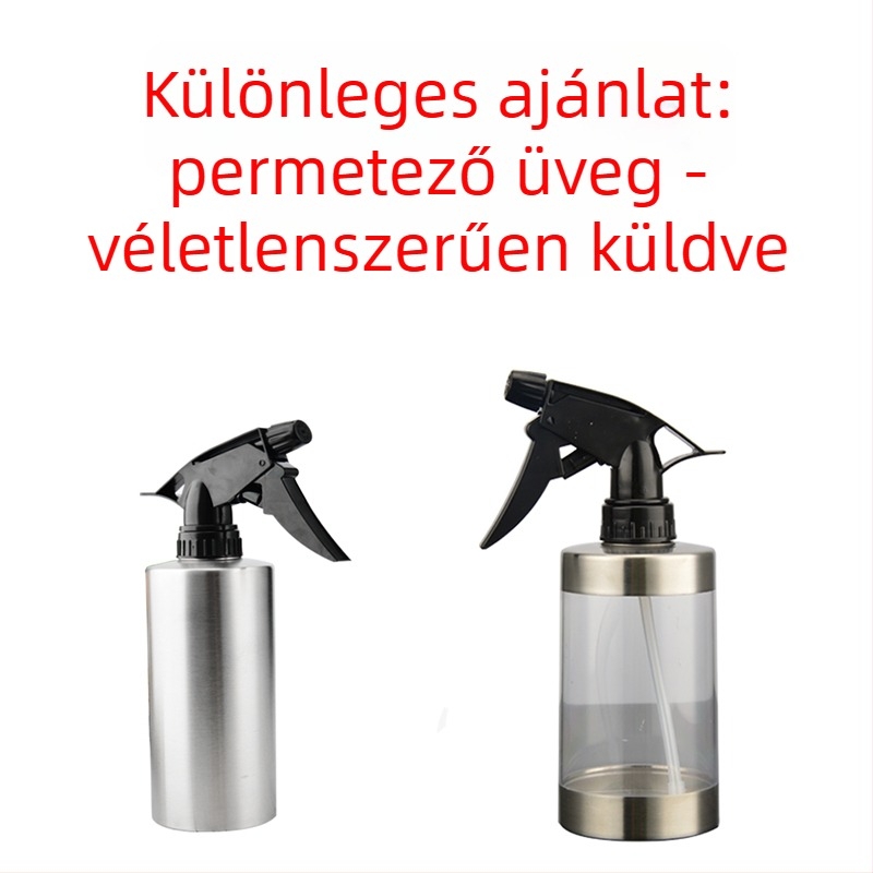 304 rozsdamentes acél permetező üveg öntözésre, hajápolásra és párásításra – kompakt permetező