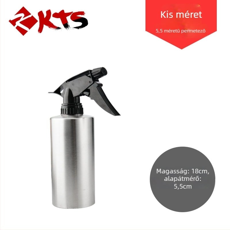 304 rozsdamentes acél permetező üveg öntözésre, hajápolásra és párásításra – kompakt permetező