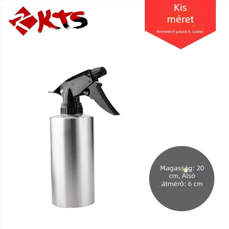 304 rozsdamentes acél permetező üveg öntözésre, hajápolásra és párásításra – kompakt permetező