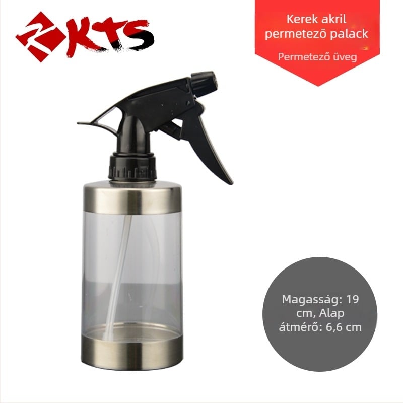 304 rozsdamentes acél permetező üveg öntözésre, hajápolásra és párásításra – kompakt permetező