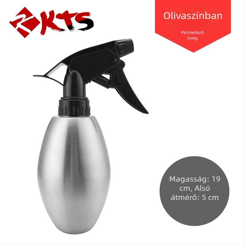 304 rozsdamentes acél permetező üveg öntözésre, hajápolásra és párásításra – kompakt permetező