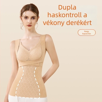 Női termikus mellény beépített melltámasz és párnázott belső, fleecével bélelt, karcsú szabású – 2024 új modell