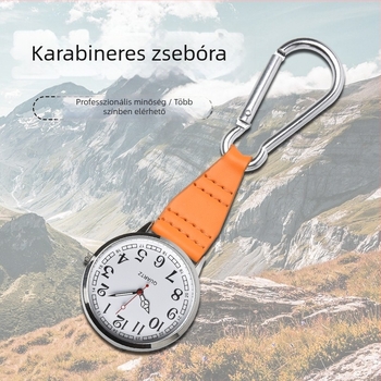 Karbineres utazóóra, több színű kulcstartóval, SL68 kvarcszerkezet, kvarc üveg, ötvözet tokkal, vízálló, logó testreszabás