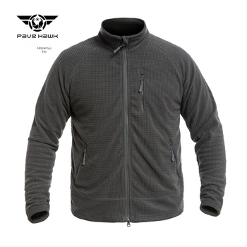 Bone Frog polár fleece kardigán férfiaknak, egyszínű, meleg, tél/ősz