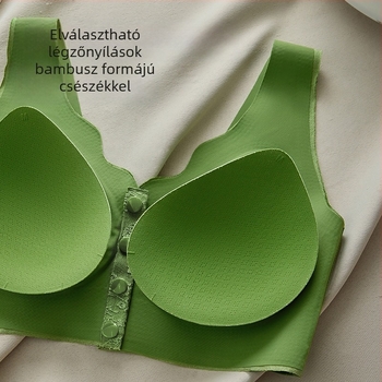 Nylon top-stílusú melltartó Push-Up-dal, oldalsó támasz és vékony formázott kosár
