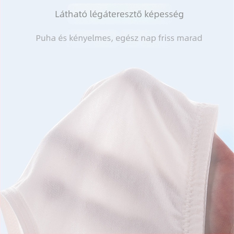 13–18 éves tinédzser lányoknak szánt melltartó, 3/4-es kosár, rögzített formával, nylon főanyag, pamut bélés, fix dupla vállpántok
