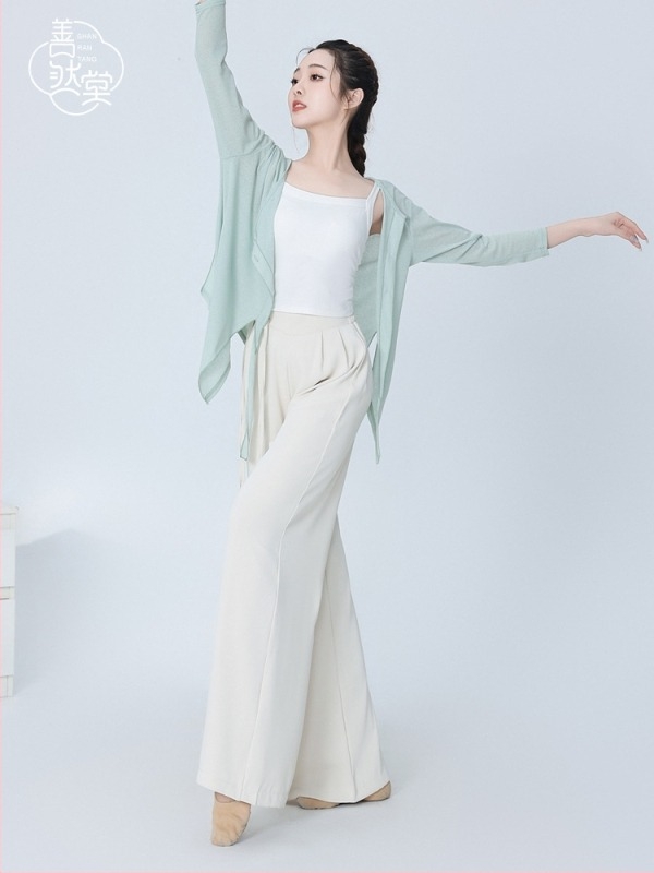 Női modern tánckardigán, hosszú ujjú edzőtop, szöveti tartalom 50-70%, 2023 nyár