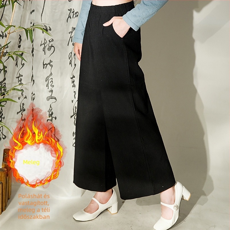 Kínai stílusú dzseki etnikus táncokra, pamutkeverék anyag, 80–90% pamut, vasalásmentes, szabályos ujjú, téli szezon 2023