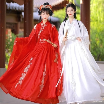 Hanfu férfiaknak Wei Jin stílusú széles ujjú felső, chiffon anyag, hímzés, 2024 őszi kiadás, termékkód A-85