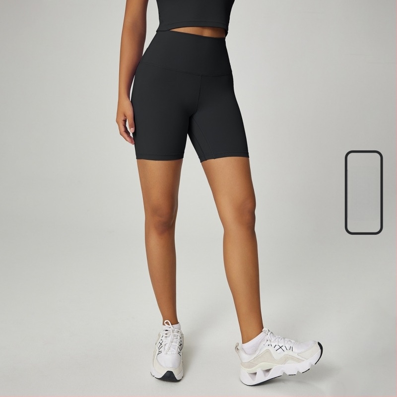 Jóga/fitnesz/kerékpározás rövidnadrág, magas derekú, 81% nylon, 19% spandex, 3/4 hosszú, nőknek