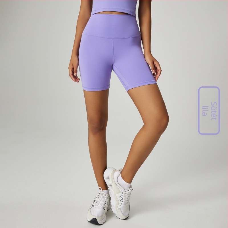 Jóga/fitnesz/kerékpározás rövidnadrág, magas derekú, 81% nylon, 19% spandex, 3/4 hosszú, nőknek