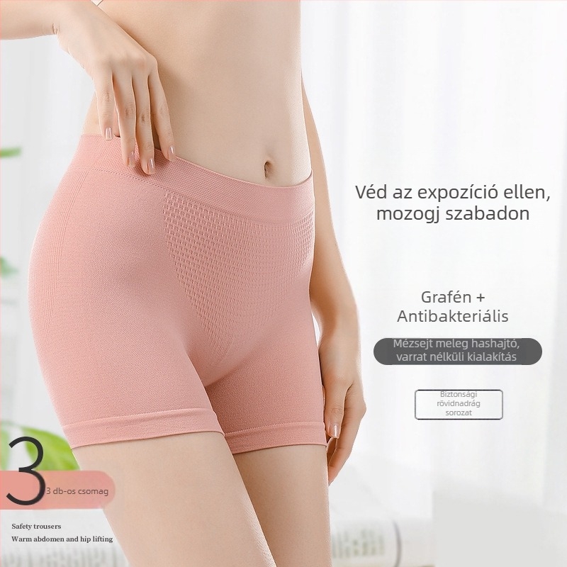 Nylon seamless középmagas derekú alsónemű, sima szövés, egyszínű mintázat, viszkóz belsőbetét a szeméremrészre