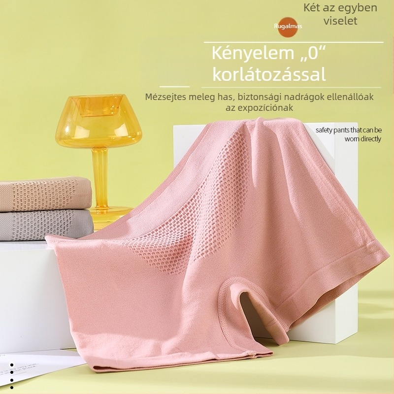 Nylon seamless középmagas derekú alsónemű, sima szövés, egyszínű mintázat, viszkóz belsőbetét a szeméremrészre