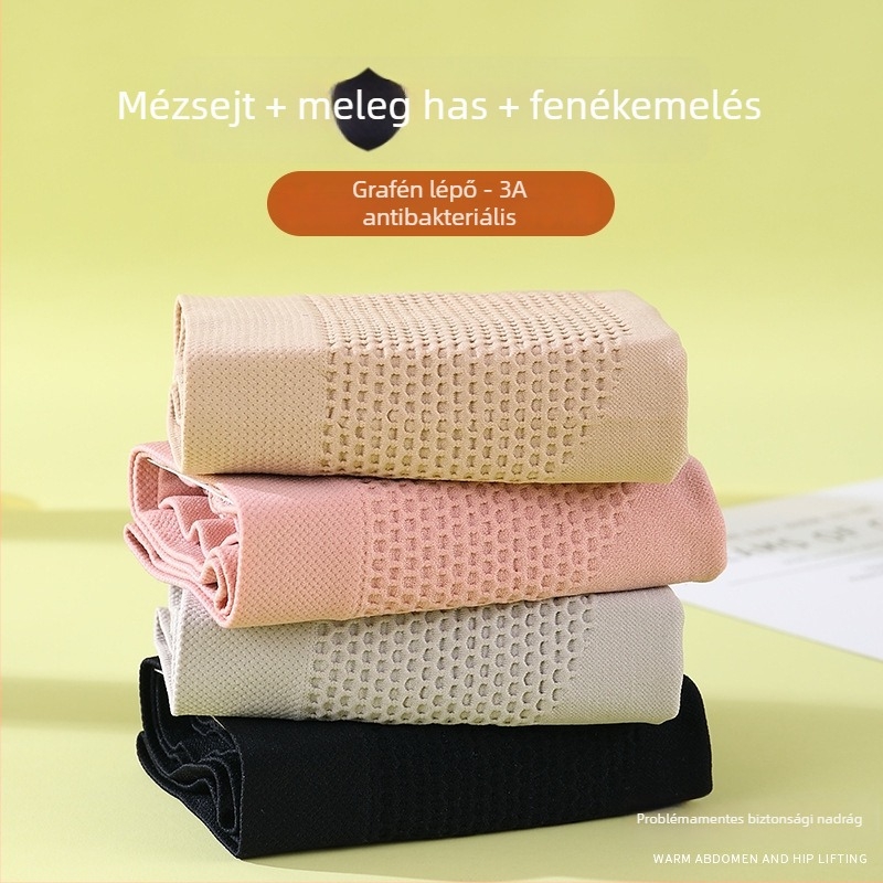 Nylon seamless középmagas derekú alsónemű, sima szövés, egyszínű mintázat, viszkóz belsőbetét a szeméremrészre