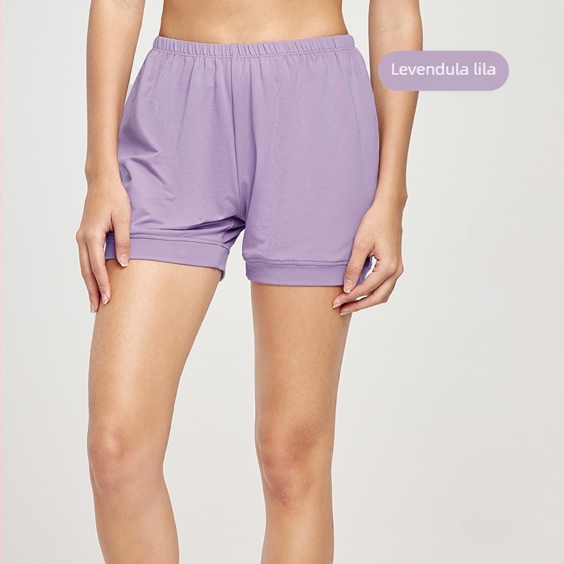 Női Iyengar jóga rövidnadrág - Anti-Exposure, 40-count twill pamut, 94% pamut 6% spandex, Anyang kockás