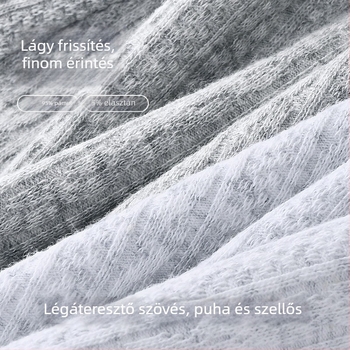 Új női pamut magas derekú boxer brief, antibakteriális, varrás nélküli, hosszított fazon, nagy méret