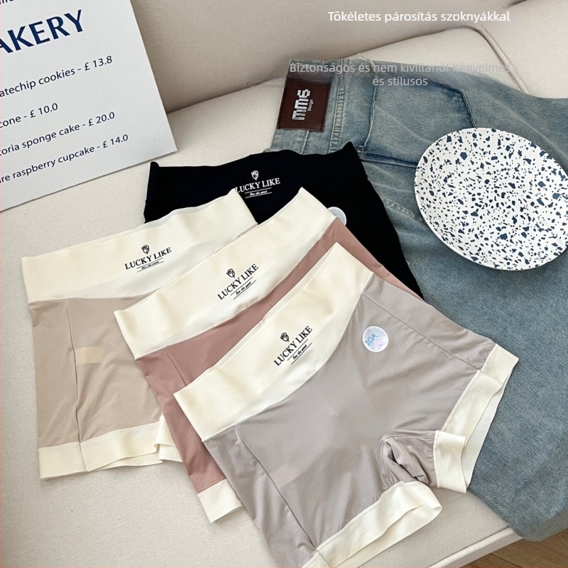 Plusz méretű női biztonsági rövidnadrág expozíció elleni védelemmel, bélés Mulberry selyemből, antibakteriális, magas rugalmasság