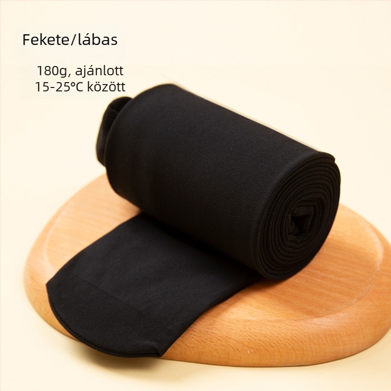 Női nylon leggings fleece béléssel, testszínű, őszi-téli, kopásálló és anti-pilling