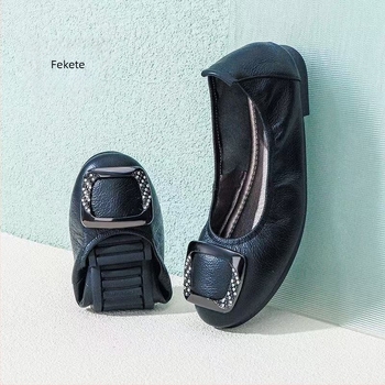 Egg Roll cipő (négyzetes orr, PU felsőrész, koponya minta, alacsony sarok 1–3 cm, slip-on)