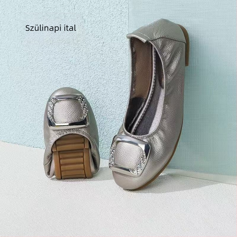Egg Roll cipő (négyzetes orr, PU felsőrész, koponya minta, alacsony sarok 1–3 cm, slip-on)