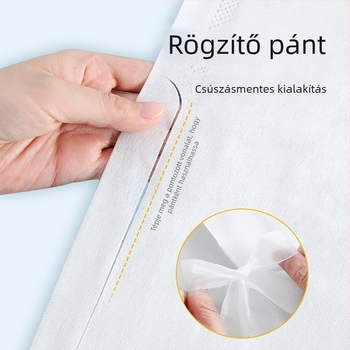 Egyszer használatos ágyneműkészlet: lepedő, paplanhuzat és párnahuzatok – négy- vagy három darabos; anyag: SSMMS nemszőtt textil; utazáshoz.