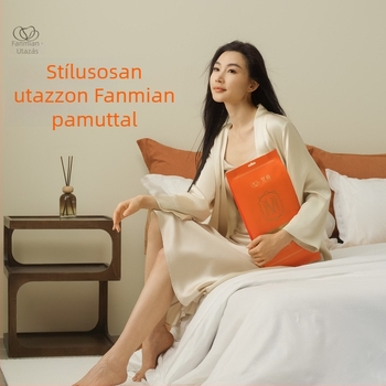 Egyszer használatos ágynemű készlet – négy darabos, 100% pamut, márka Sometimes, utazásokhoz/szállodákhoz