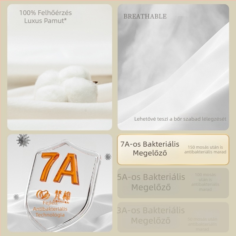 Egyszer használatos ágynemű készlet – négy darabos, 100% pamut, márka Sometimes, utazásokhoz/szállodákhoz