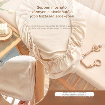 Egyedi szabású, színes pamut babaágyhoz illeszkedő lepedő, 100% pamut, A osztály, újszülötteknek és gyerekeknek, matracvédő