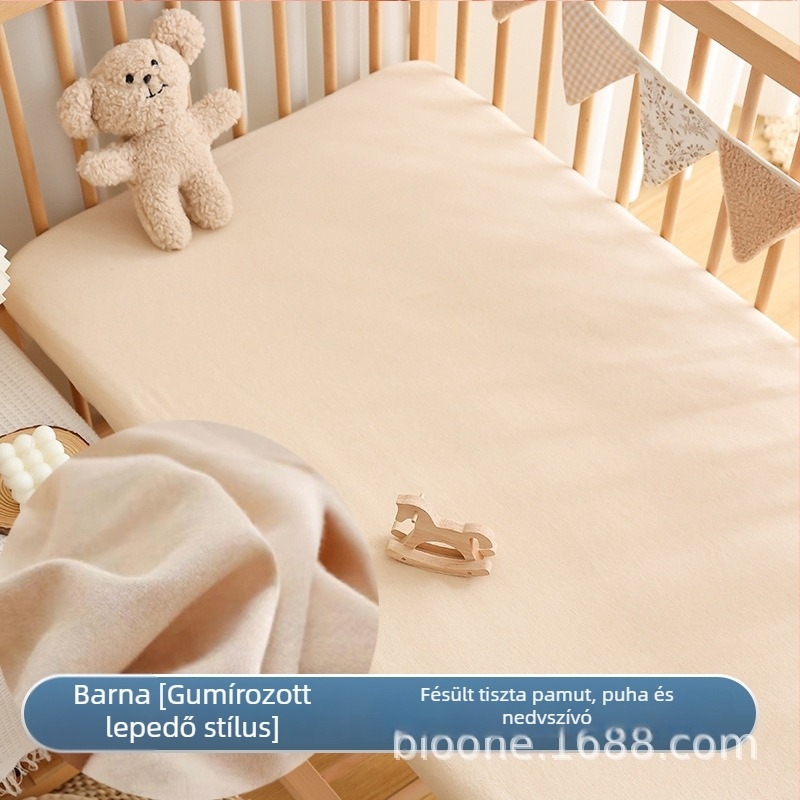 Egyedi szabású, színes pamut babaágyhoz illeszkedő lepedő, 100% pamut, A osztály, újszülötteknek és gyerekeknek, matracvédő