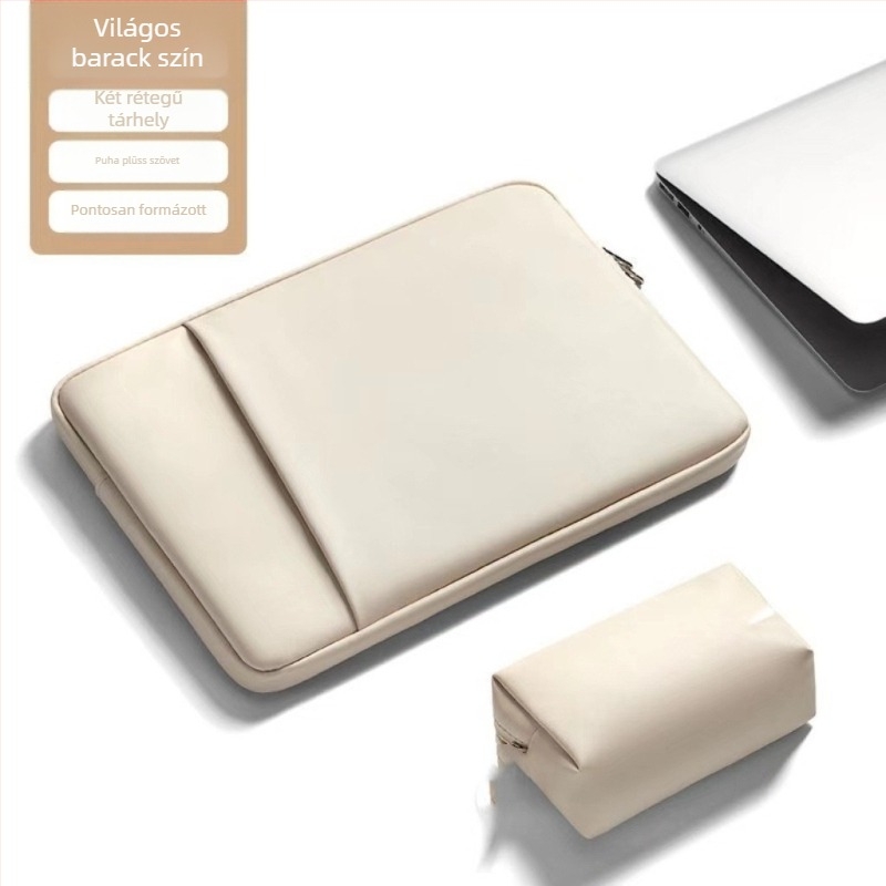 Haomo PU laptop tok belső bélésével — városi minimalist stílus, légáteresztő és vízálló, ultra könnyű és kopásálló, poliészter bélés, 2025 tavasza