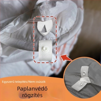 Ágytakaró huzat négy sarkon rögzítő pántokkal, plosk pamutpántok, Pima pamut, tie-dye nyomás, modern minimalista stílus