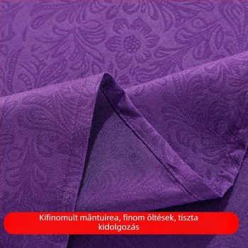 Szépségszalon masszázsasztal lepedő, bőrbarát, lélegző, vastagított, egyszínű lila