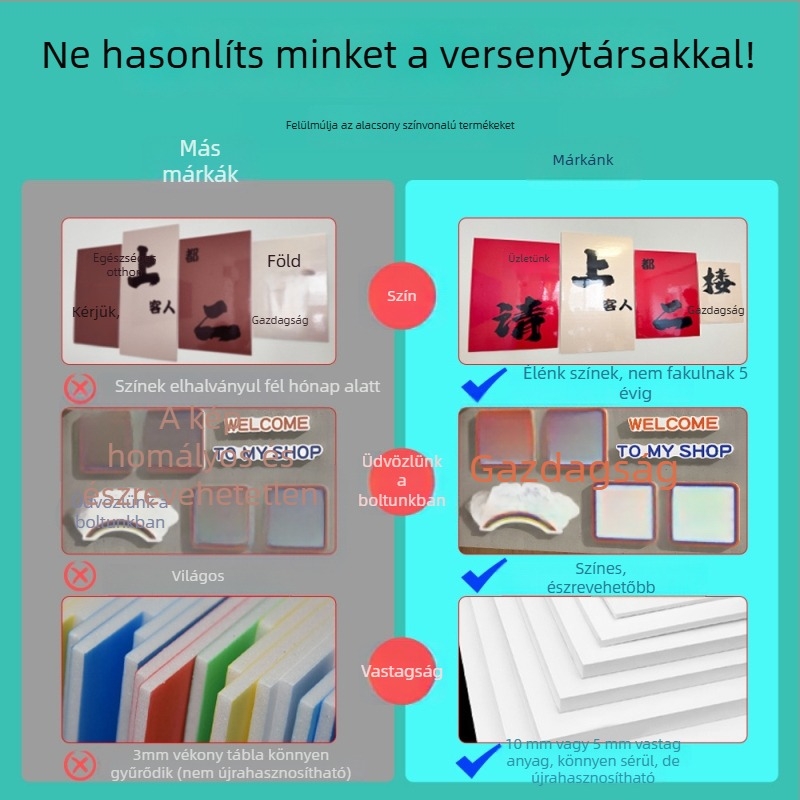 Fali matrica, PVC anyag, 5+ darab, dekoratív kialakítás, modern háromdimenziós stílus