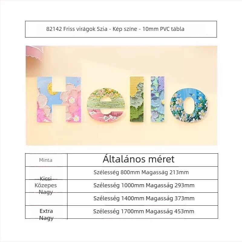 Fali matrica, PVC anyag, 5+ darab, dekoratív kialakítás, modern háromdimenziós stílus