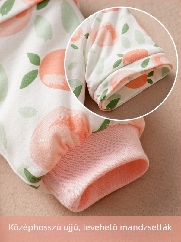 Gyermekek alvózsákja — vastag, quilted kivitel lábakkal elkülönített dizájnnal; anyag: 95% feletti tiszta pamut; bélés: 95% feletti pamut; töltet: poliészter pamut; mintázat: állat.