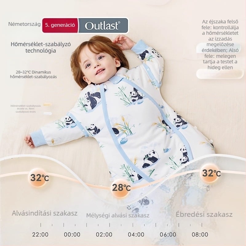 i-baby mind a szezonokra szóló gyerek alvózsák quiltelt anti-kick takaróval, akár 0,5 kg-ig, külső anyag viszkóz/pamut; belső modal/pamut elasztánnal