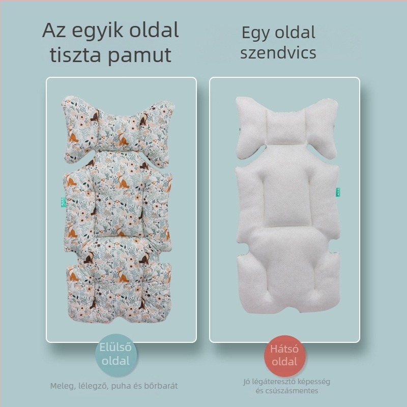 Nan baby babakocsi ülés párna, univerzális a V5/V8/X6 sorozathoz, négy évszakos használatra, meleg és párnázott, pamut + poliészter rost, 0–1 éves korú babáknak