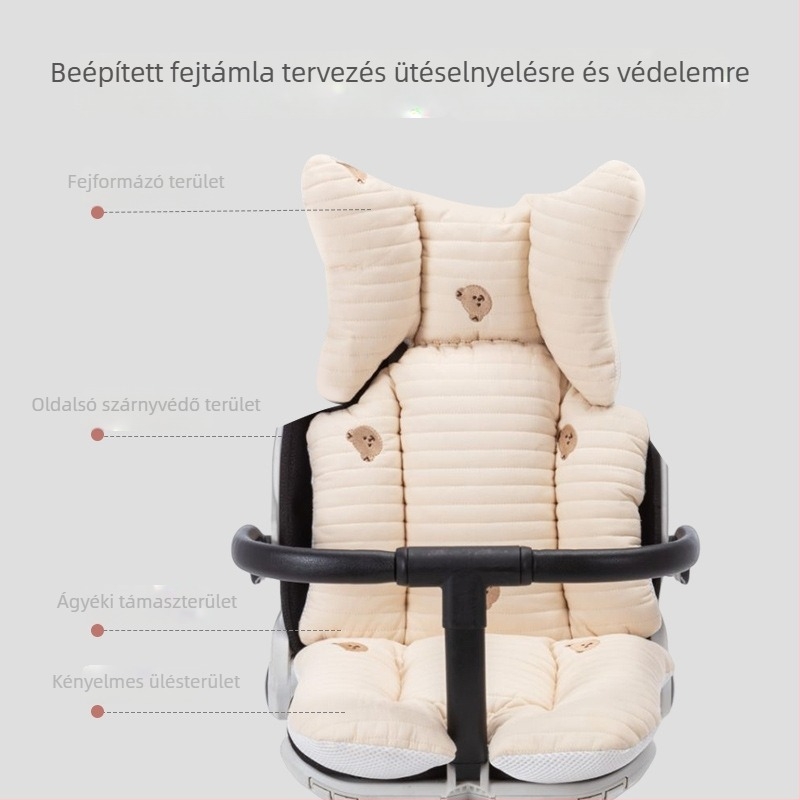 Nan baby babakocsi ülés párna, univerzális a V5/V8/X6 sorozathoz, négy évszakos használatra, meleg és párnázott, pamut + poliészter rost, 0–1 éves korú babáknak