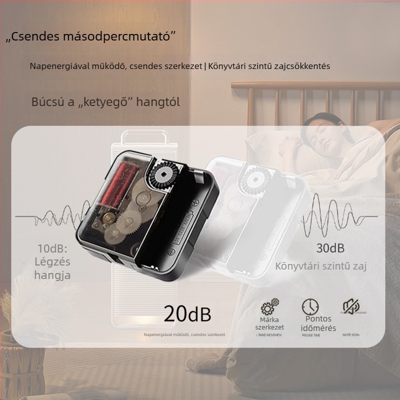 Bőség Istene nappali falióra, 2026 új kreatív fénylő, csendes, kör alakú