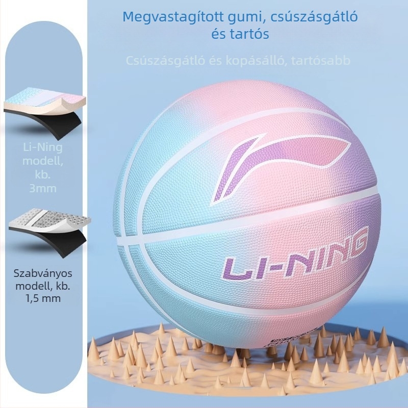 Li-Ning gyerek kosárlabda, gumilabda, méretek 5 és 7